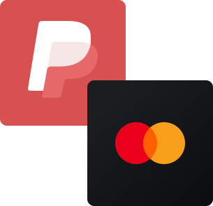 Paypal and Mastercard Icons